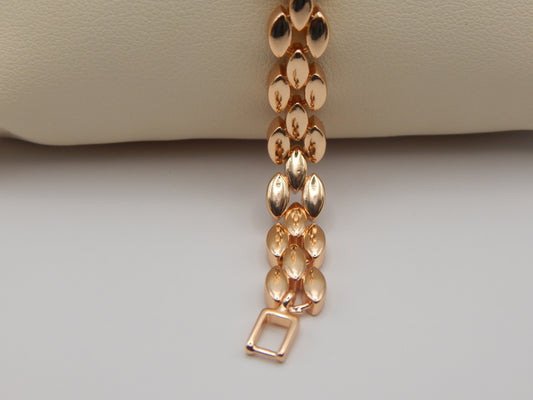 18K Gold-Plated Brass Chain Bracelet