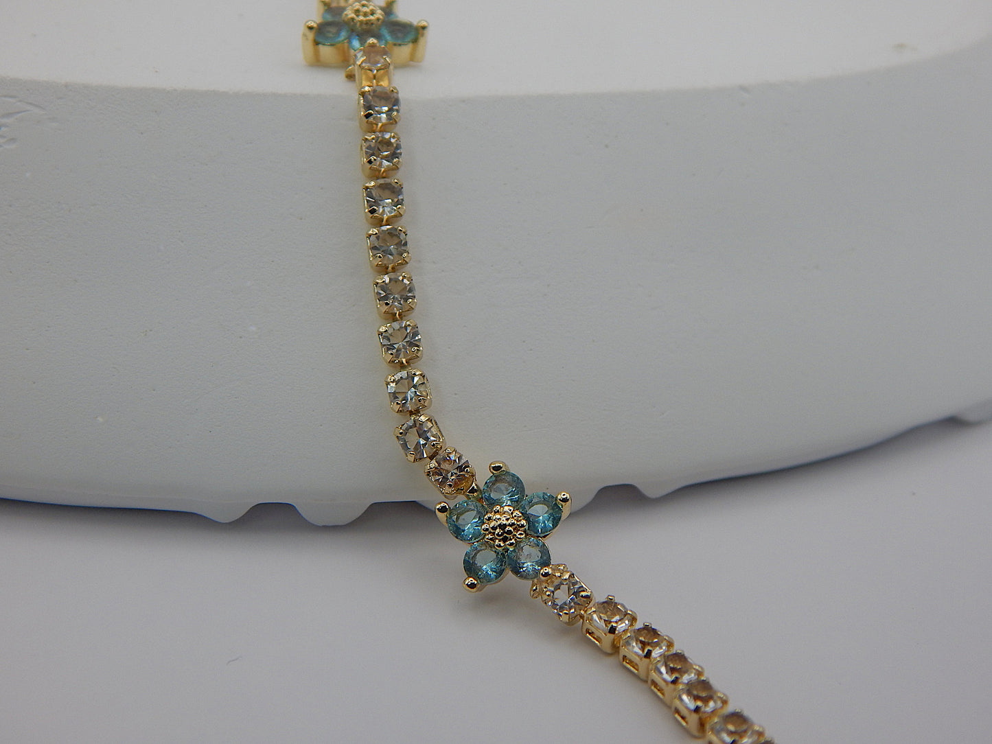 blue blossom girl bracelet