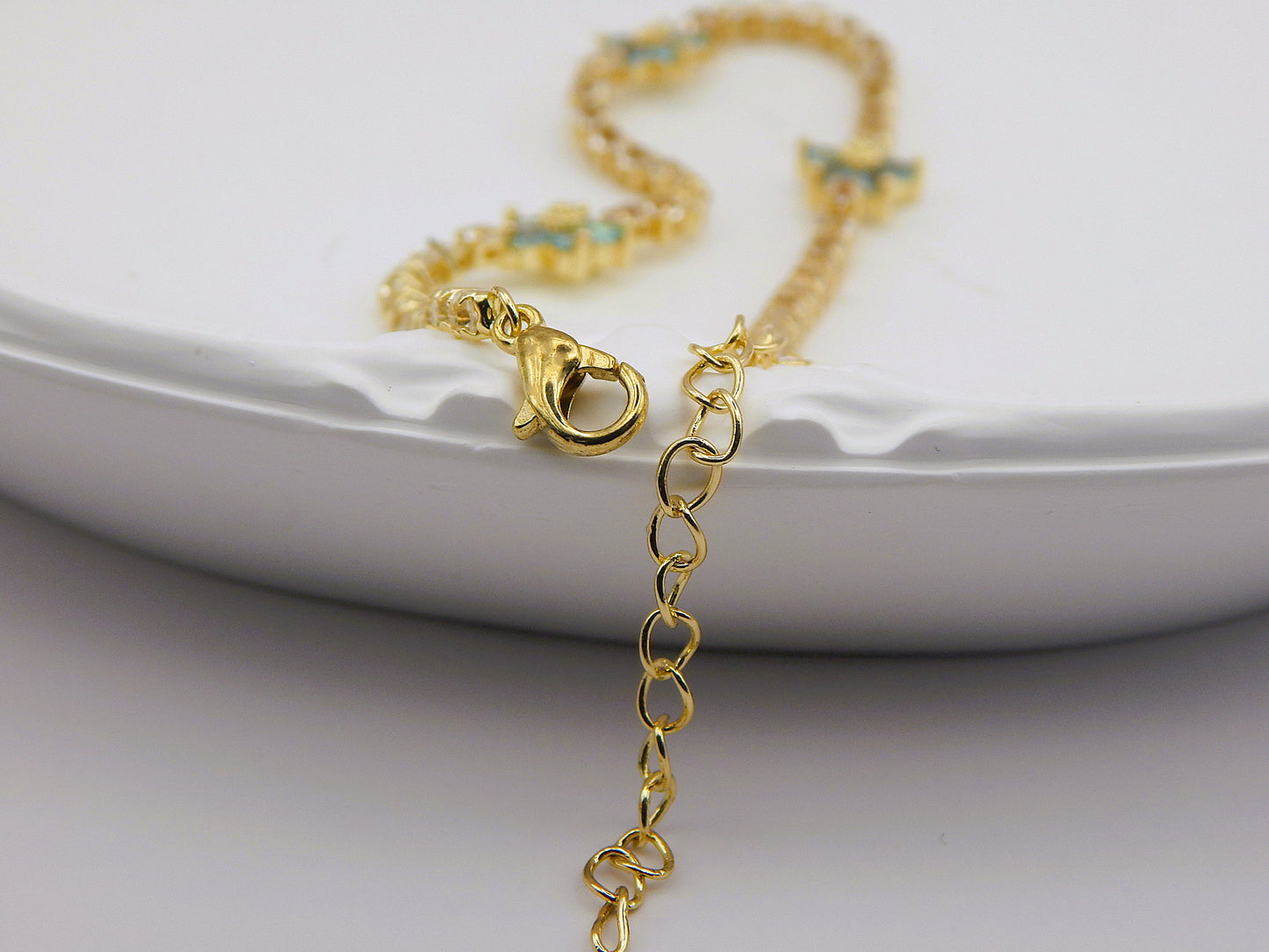 blue blossom girl bracelet