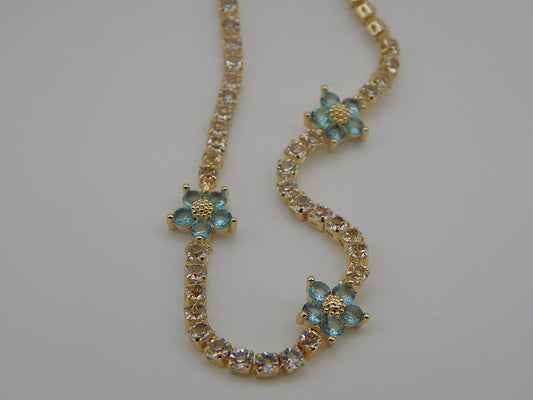 blue blossom girl bracelet