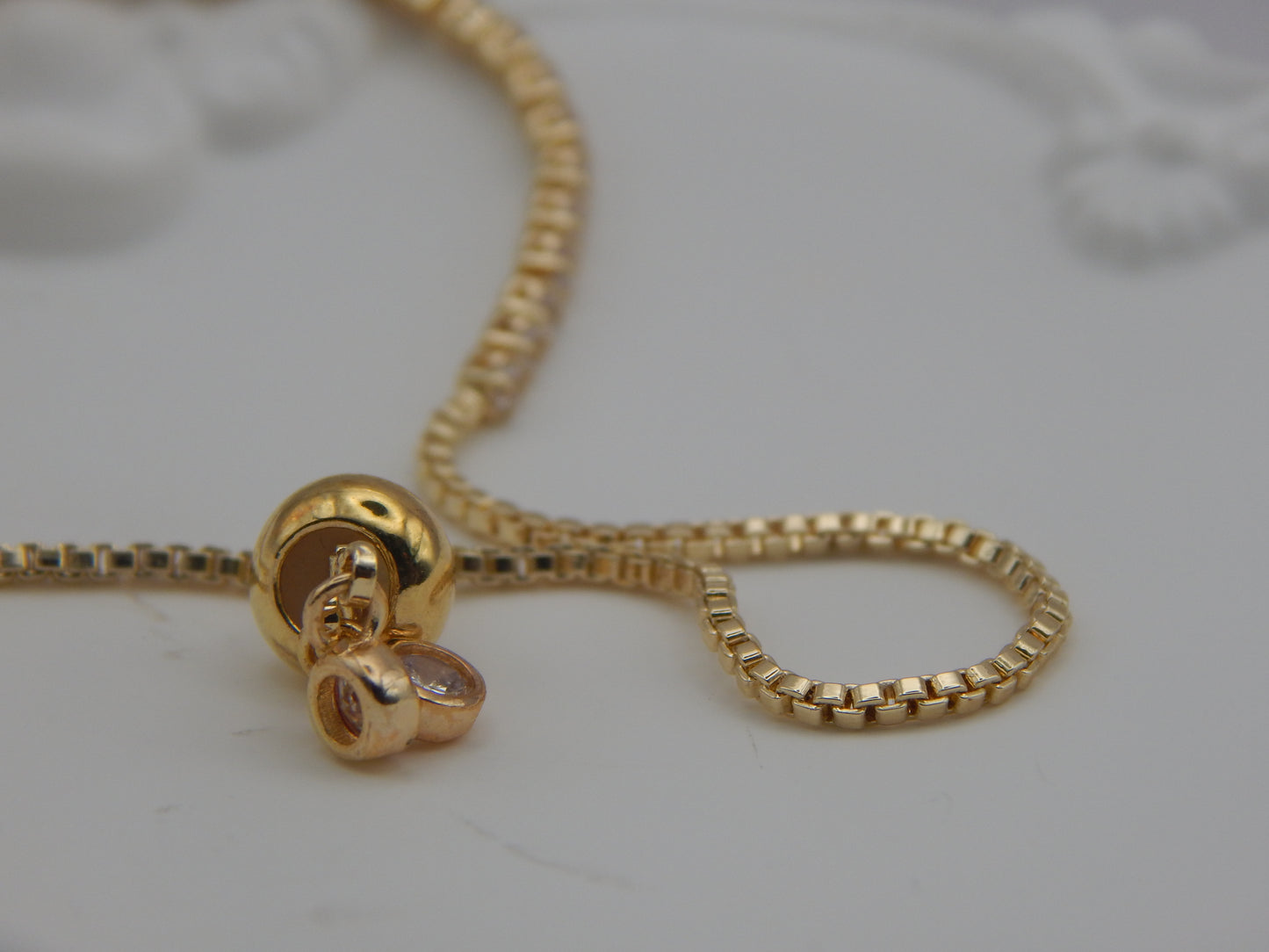 Rhinestone Charm Bracelet — Gold & Silver