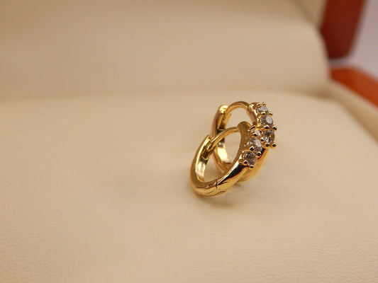 18K Gold Plated Hoop Earrings