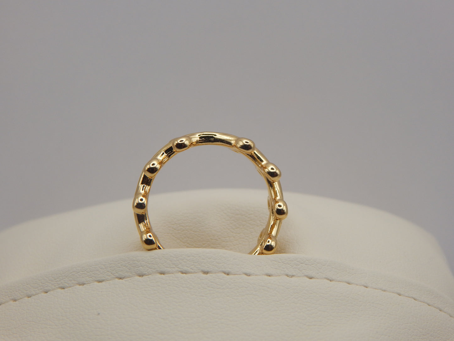 18K Gold Plated Adjustable Ring