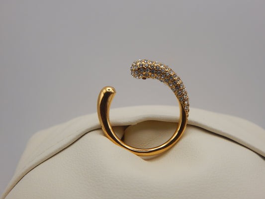 Two-Tone Adjustable Ring — Gold & Silver Plated