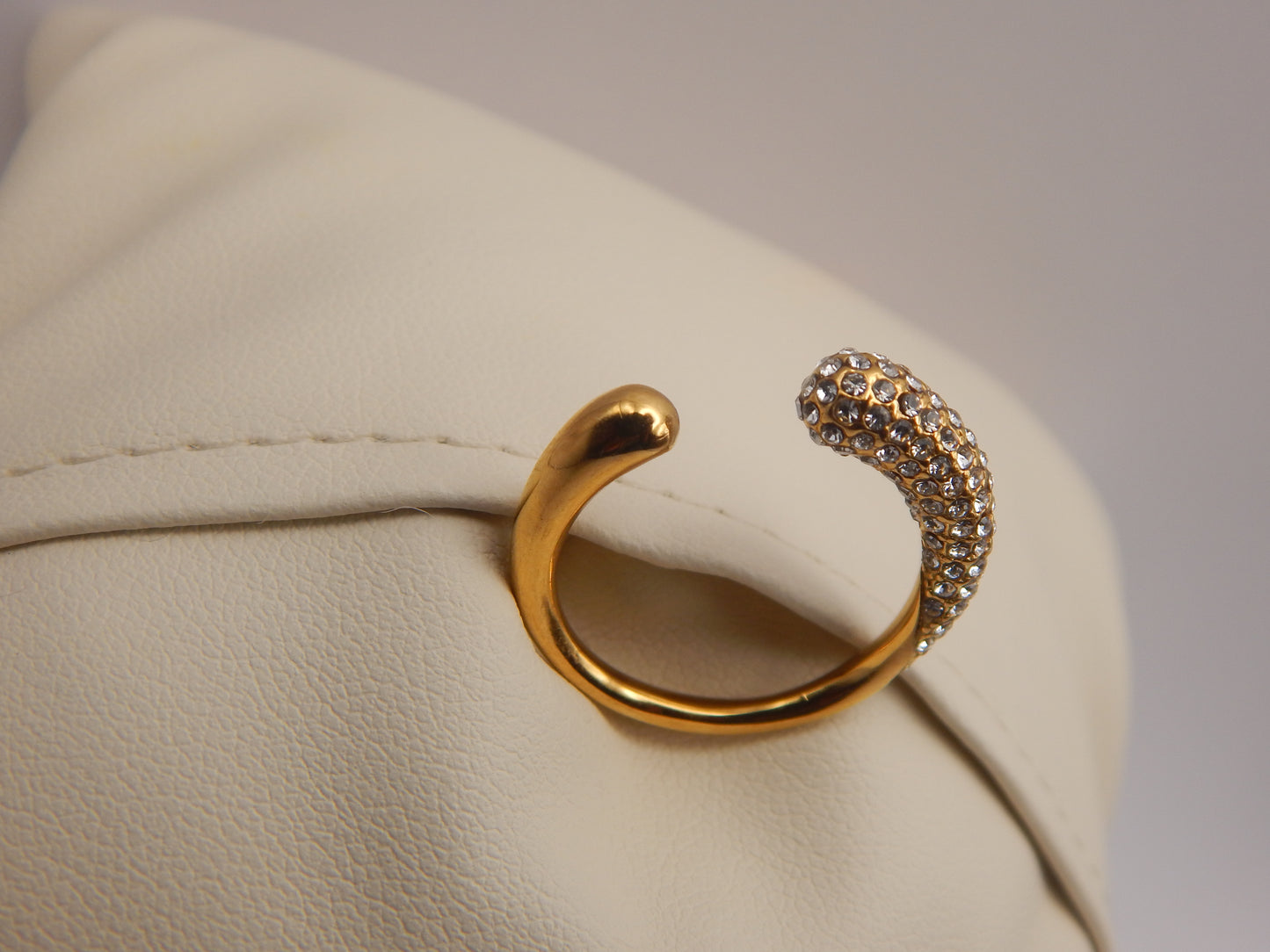 Two-Tone Adjustable Ring — Gold & Silver Plated