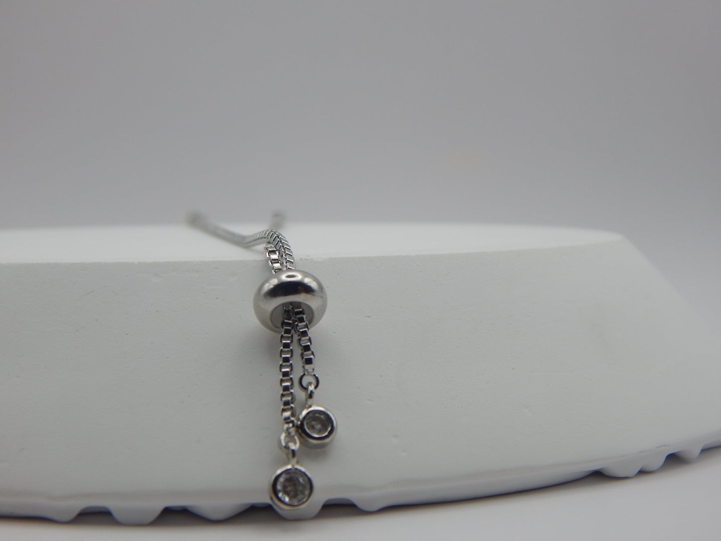 Rhinestone Charm Bracelet — Gold & Silver