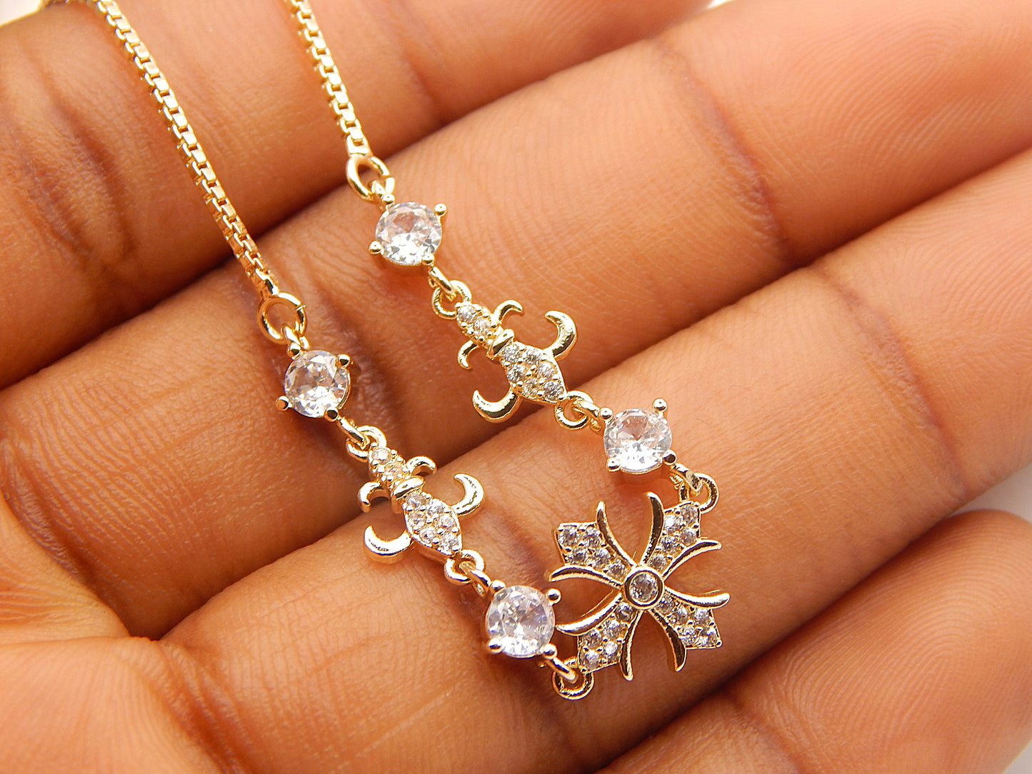 Gold & Silver Plated Arm Bracelet