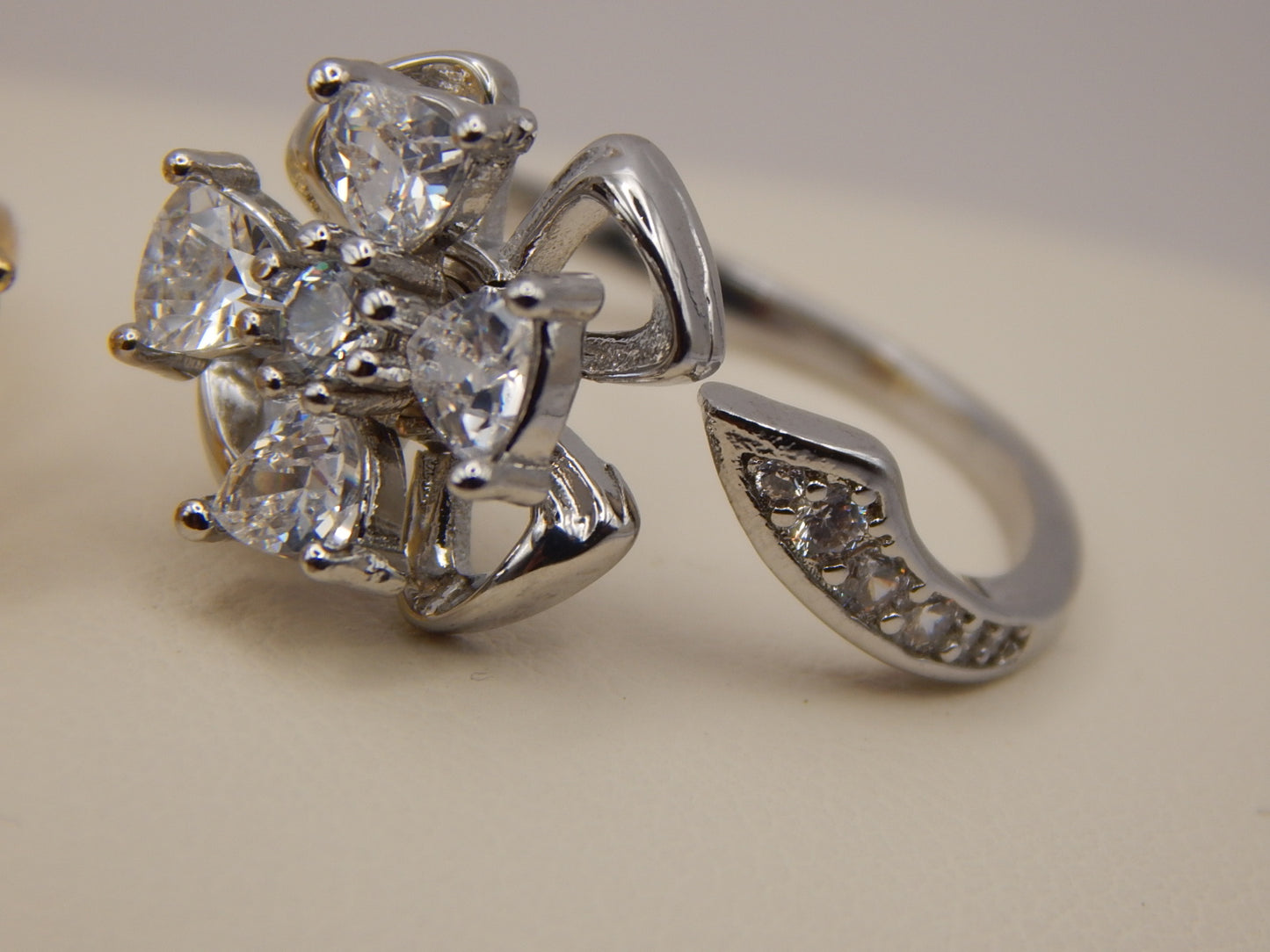 Jardin Spinning Adjustable Ring — Gold & Silver