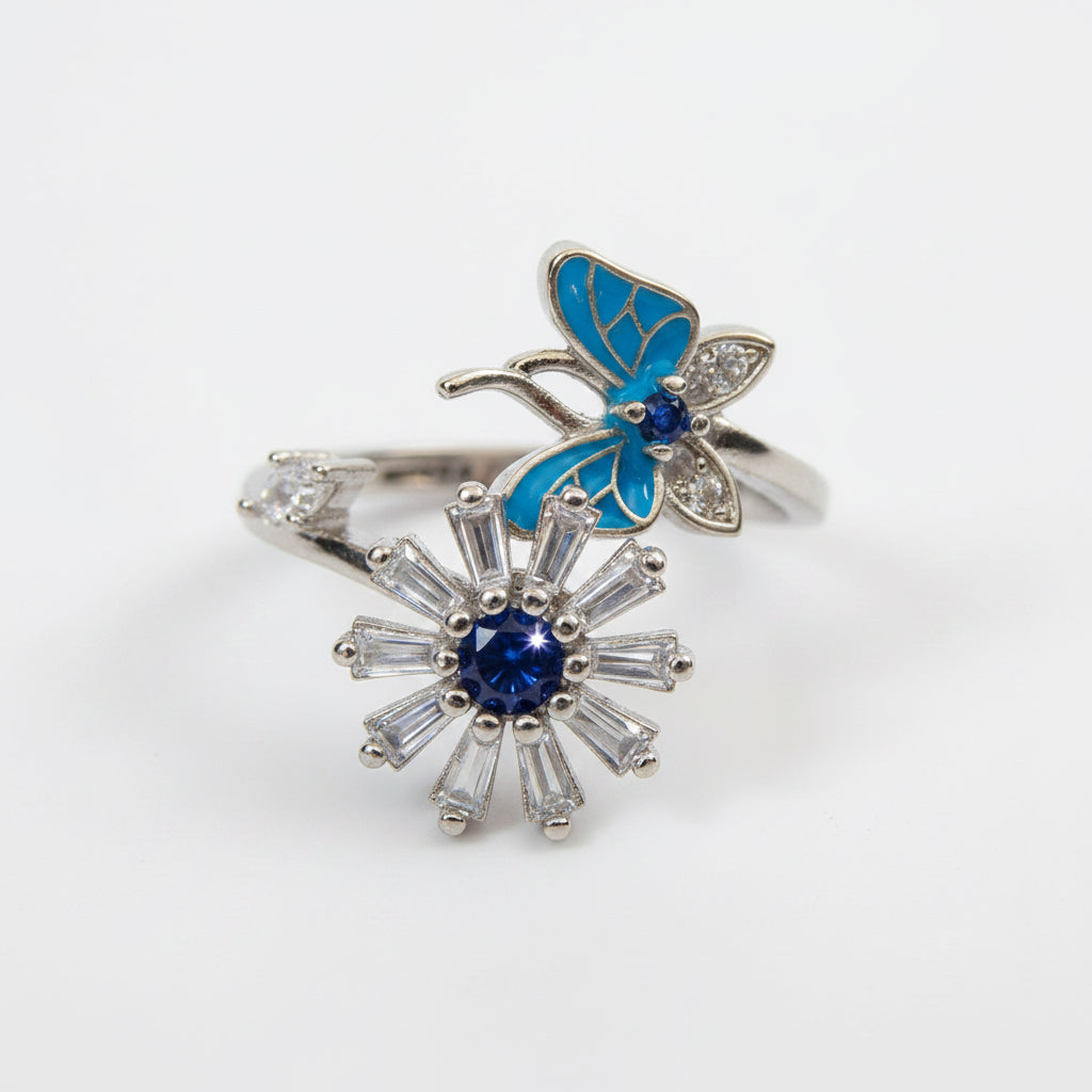 Gardinia Fidget Spinning Adjustable Ring