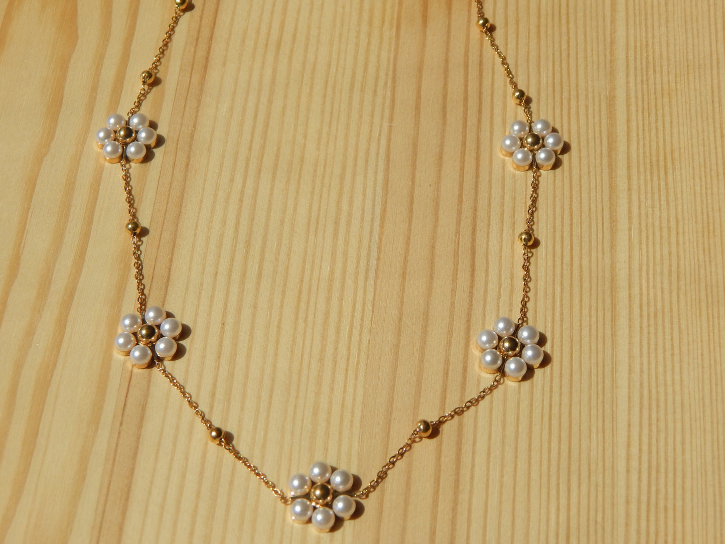 Pearl Flower Necklace