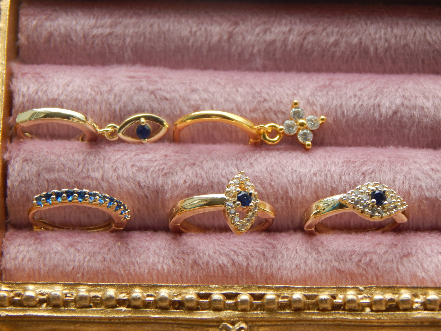 18K Gold Plated Hoop & Huggie Earrings
