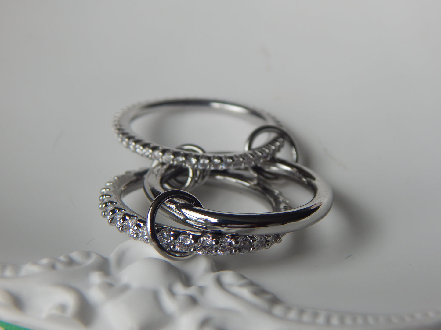 Stainless Steel Stack Ring Set — Gold & Silver